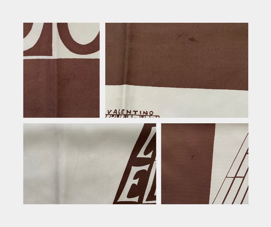 Valentino Printed Silk Scarf