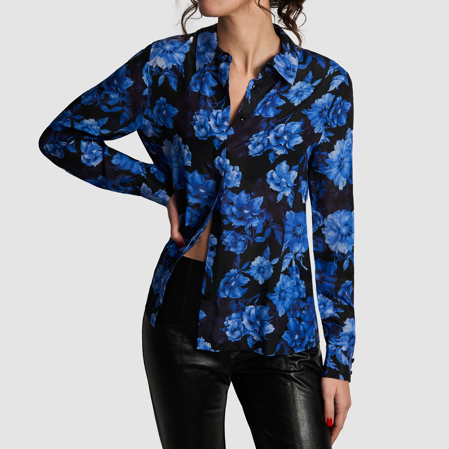Alice + Olivia Willa Placket Top