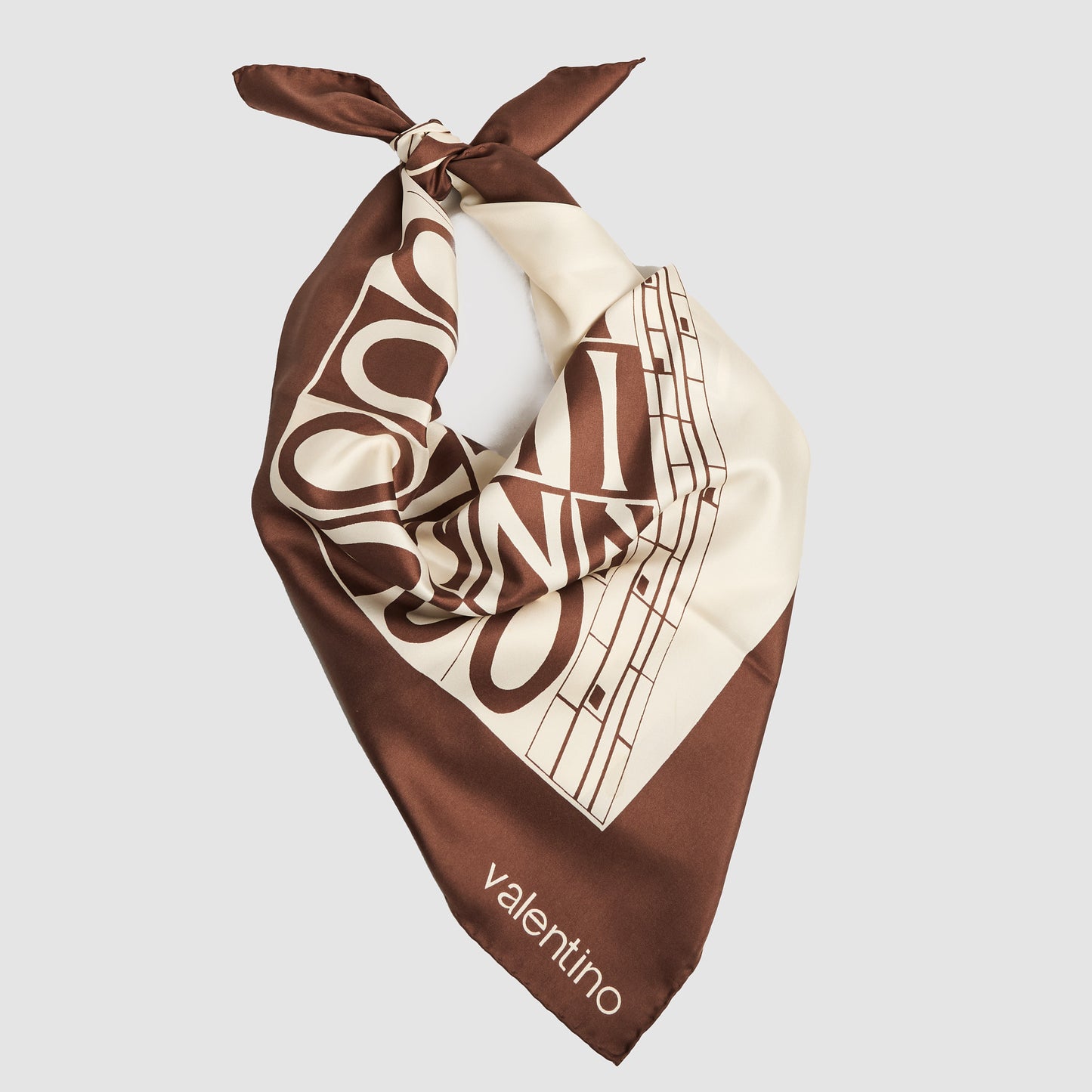 Valentino Printed Silk Scarf