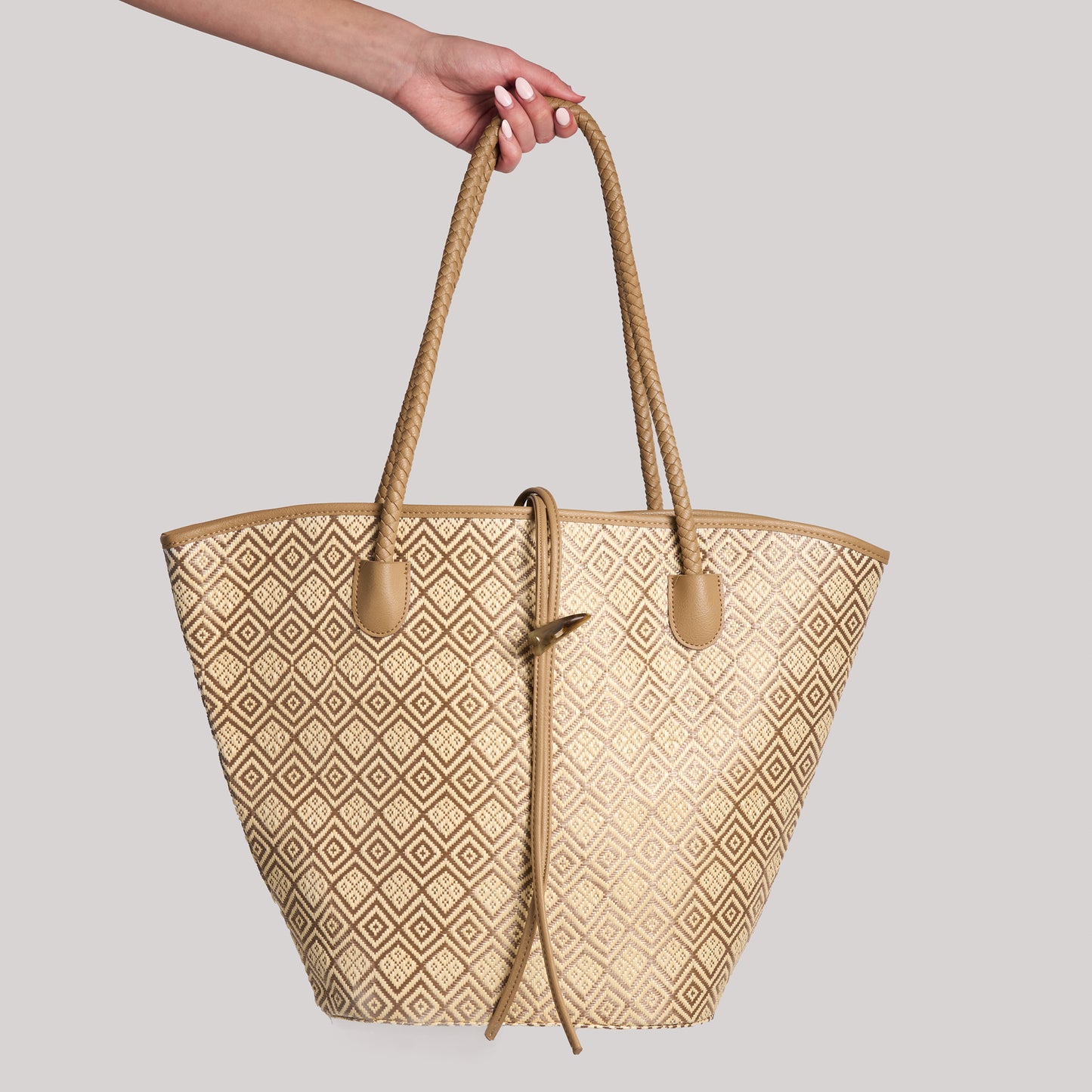 Neiman Marcus Raffia Tote
