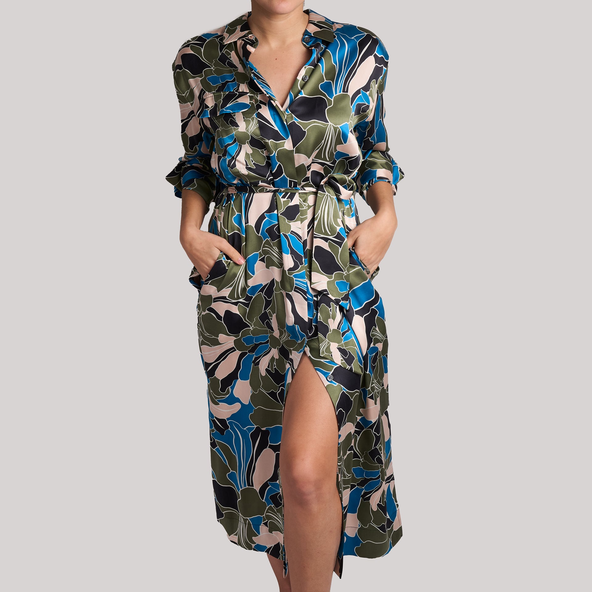 Equipment Femme Silk Printed Shirt Dress – Vintage Garden Boutique