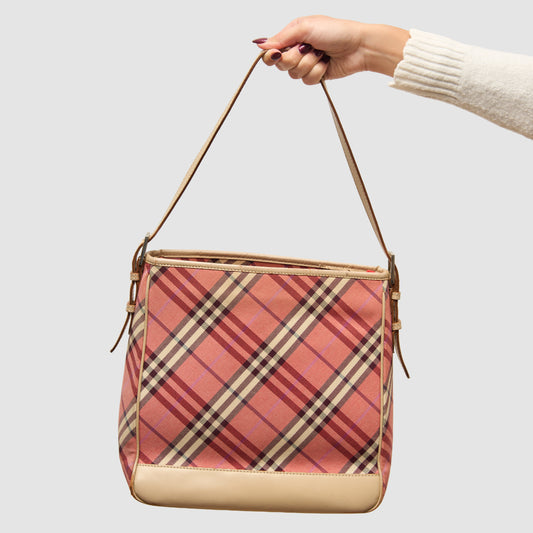 Burberry Blue Label Nova Check Shoulder Bag