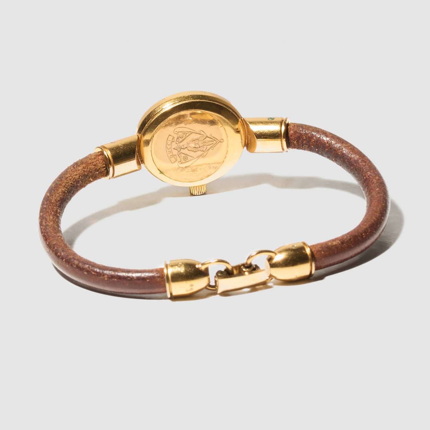 Vintage Gucci Leather Bangle Watch